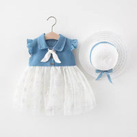 Fashion Girls Dress Streamer Denim Haielin