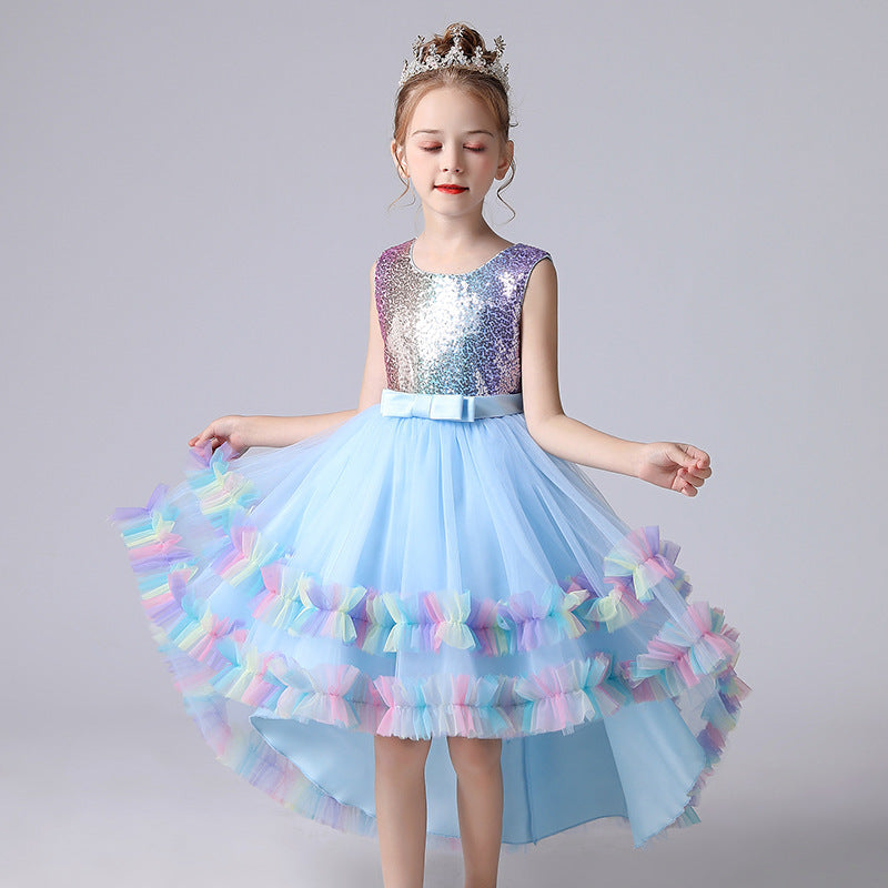 Lace Flower Girl Dress Princess Catwalk Gown Haielin