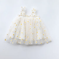 Flower Girl Dress Summer Princess White Gauze Skirt Haielin