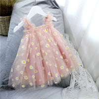Flower Girl Dress Summer Princess White Gauze Skirt Haielin