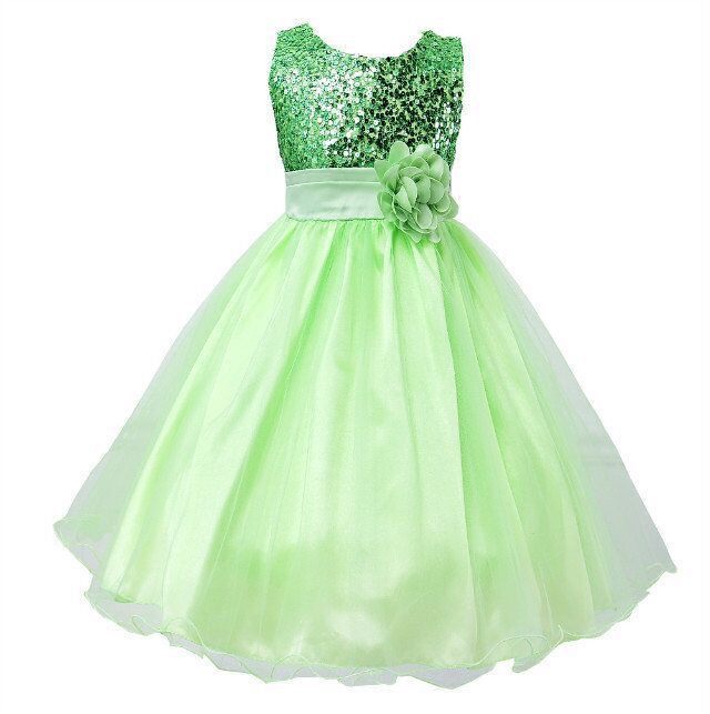 Girls Princess Dress – Short Front Long Back Tail Haielin
