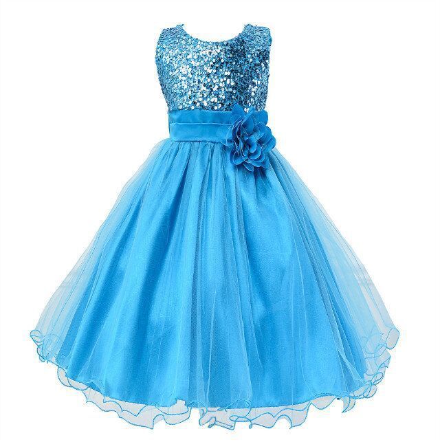 Girls Princess Dress – Short Front Long Back Tail Haielin