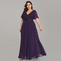 Chiffon Evening Dress – Elegant Long Gown for Women - HAIELIN