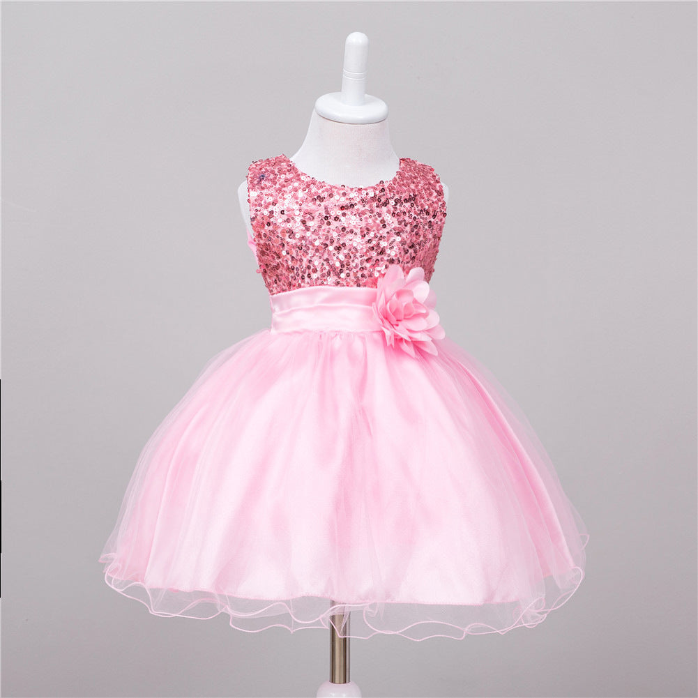 Girls Princess Dress – Short Front Long Back Tail Haielin