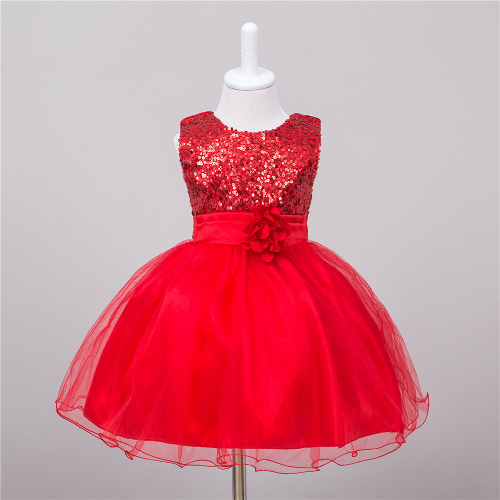 Girls Princess Dress – Short Front Long Back Tail Haielin