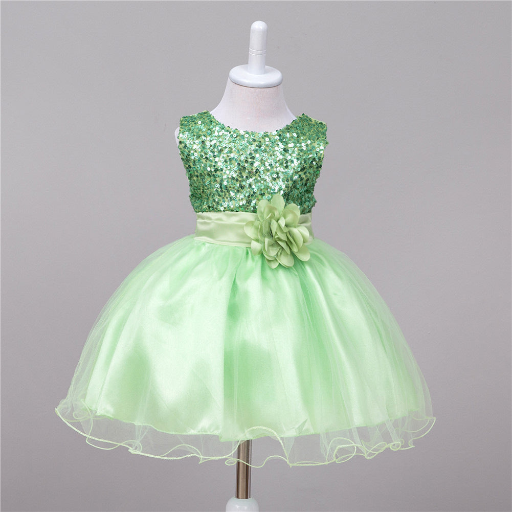 Girls Princess Dress – Short Front Long Back Tail Haielin