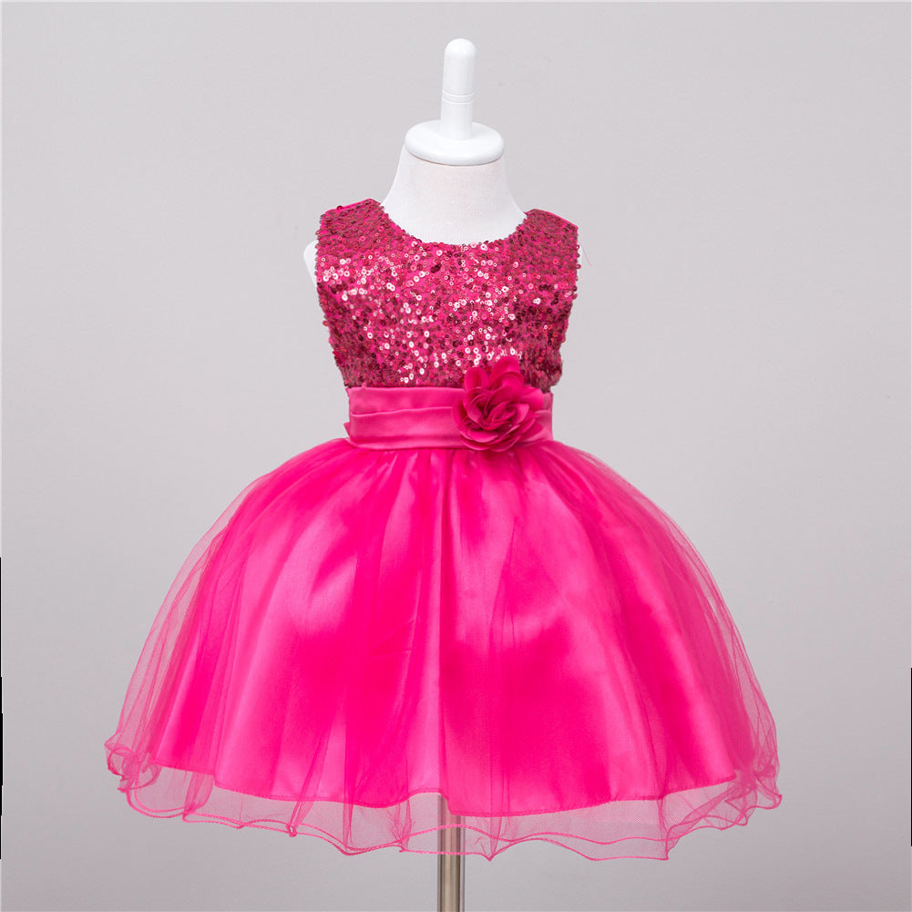 Girls Princess Dress – Short Front Long Back Tail Haielin