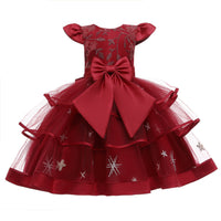 Girls Sleeveless Princess Dress – Mesh Cake Style Haielin
