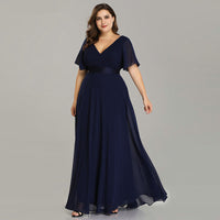 Chiffon Evening Dress – Elegant Long Gown for Women - HAIELIN