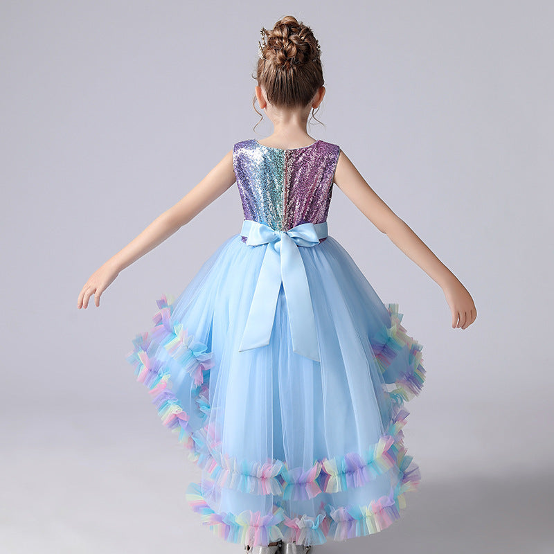 Lace Flower Girl Dress Princess Catwalk Gown Haielin