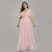 Chiffon Evening Dress – Elegant Long Gown for Women - HAIELIN