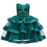 Children’s Princess Gown – Multi-Layer Pettiskirt Dress Haielin