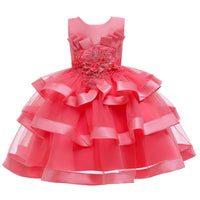 Children’s Princess Gown – Multi-Layer Pettiskirt Dress Haielin