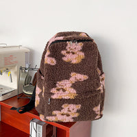 Girls Backpack Korean Plush Bag – Cute Fashion Style Haielin