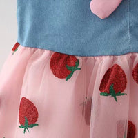 Fashion Girls Dress Streamer Denim Haielin