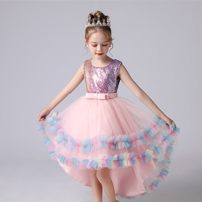 Lace Flower Girl Dress Princess Catwalk Gown Haielin